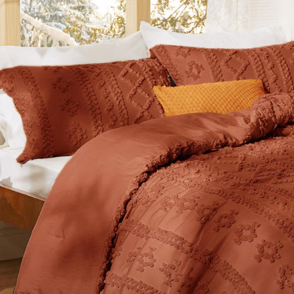 BohoBloom™ Tufted Duvet Cover Set (3-Piece)