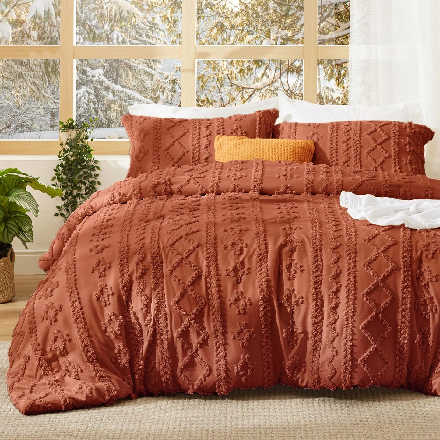 BohoBloom™ Tufted Duvet Cover Set (3-Piece)