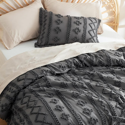 BohoBloom™ Tufted Duvet Cover Set (3-Piece)
