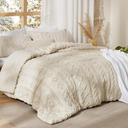 BohoBloom™ Tufted Duvet Cover Set (3-Piece)