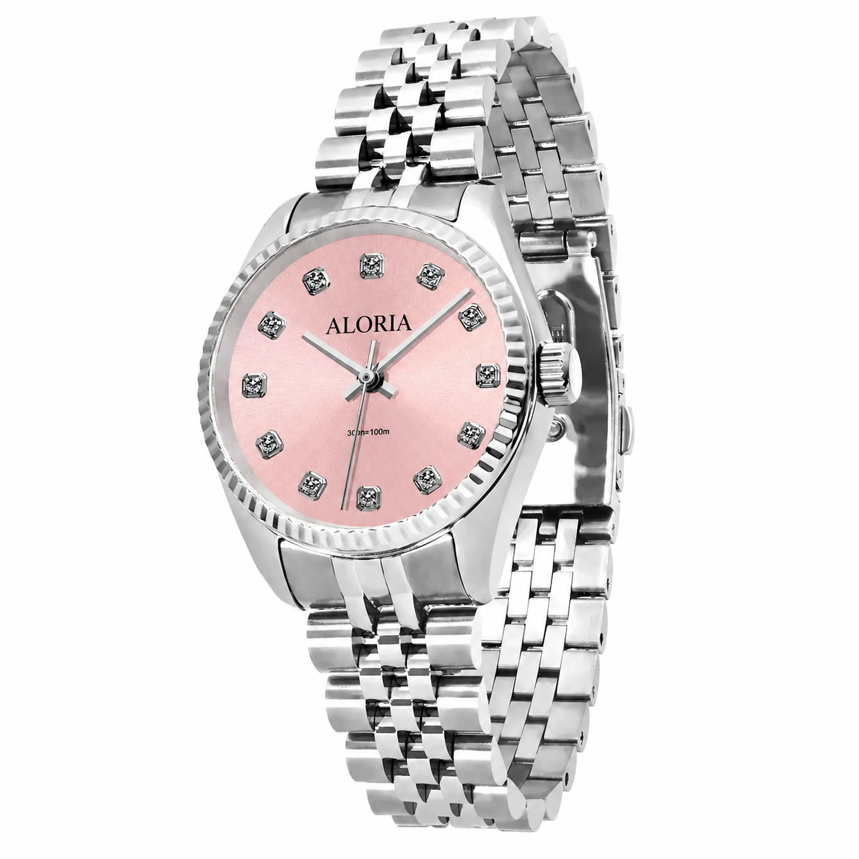 Crystal Rose Radiance, Silver Tone