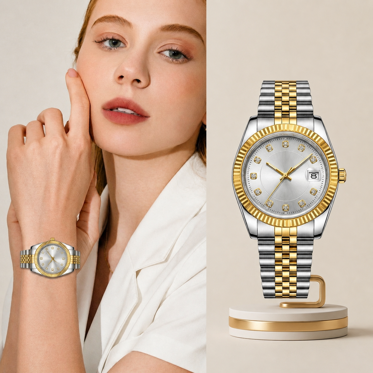 Aloria Timeless Classic Watch
